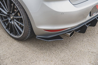 Maxton Design - STREET PRO REAR SIDE SPLITTERS V.2 VW GOLF MK7 GTI