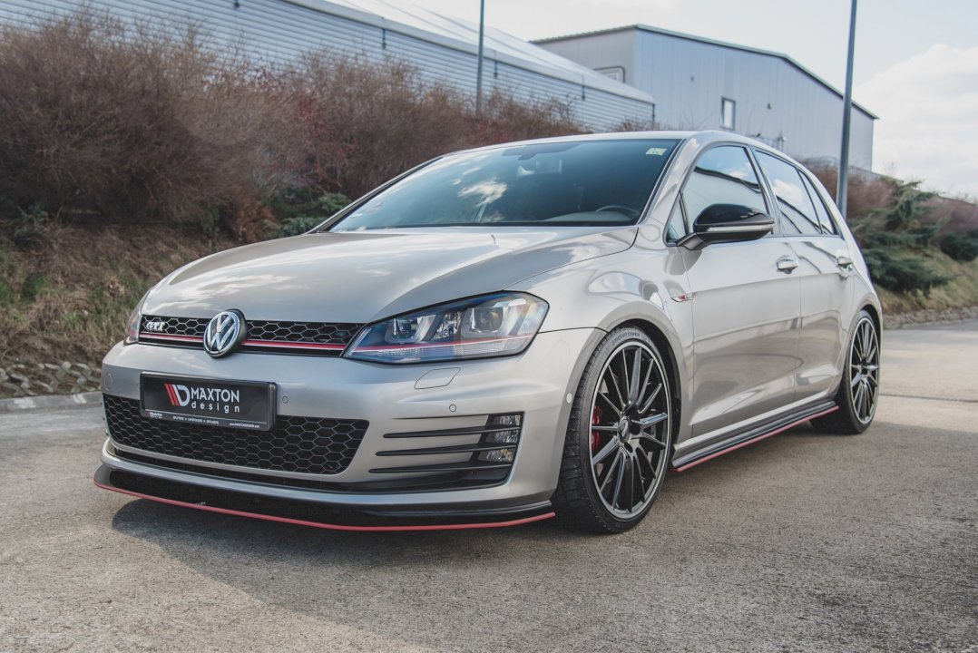 Maxton Design - STREET PRO SIDE SKIRT SPLITTERS VW GOLF MK 7 GTI 2013-2016