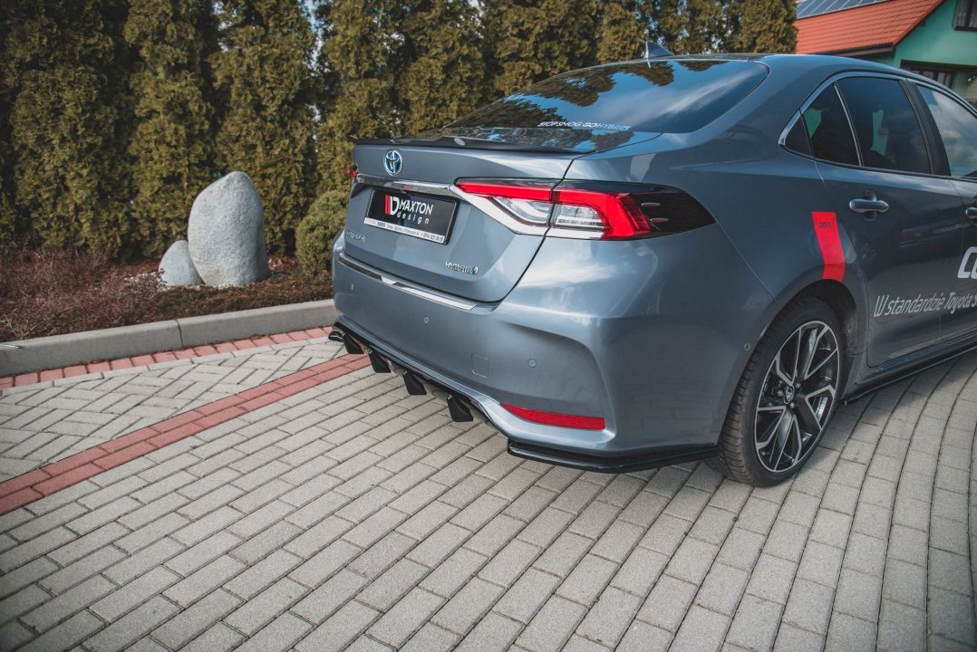 Maxton Design - REAR SIDE SPLITTERS TOYOTA COROLLA MK12 SEDAN (2019-2023)