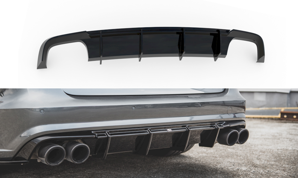Maxton Design - Rear Valance V.1 Audi A6 / A6 C7 S-Line / S6 C7 Facelift