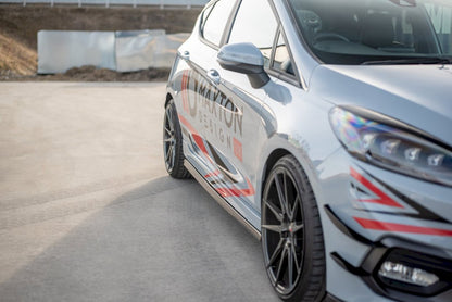 Maxton Design - SIDE SKIRTS DIFFUSERS V.2 FORD FIESTA MK8/8.5 ST / ST LINE (2017-2024)