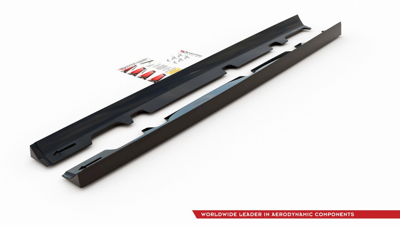Maxton Design - SIDE SKIRTS DIFFUSERS V.2 FORD FIESTA MK8/8.5 ST / ST LINE (2017-2024)