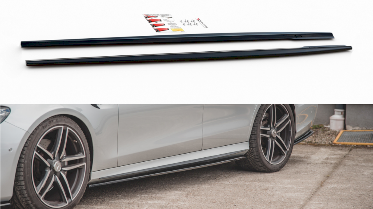 Maxton Design - Side Skirt Diffusers Mercedes E63 AMG Estate / Sedan S213 / W213