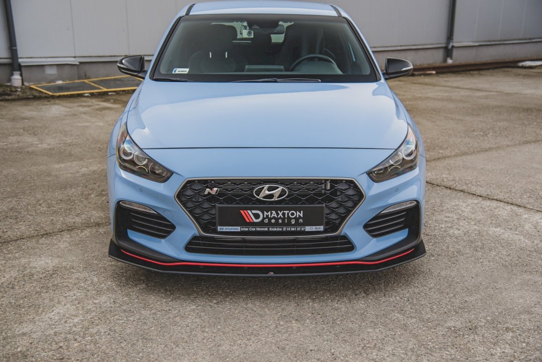 Maxton Design - STREET PRO FRONT SPLITTER HYUNDAI I30 N MK3 HATCHBACK/ FASTBACK (2017-2020)