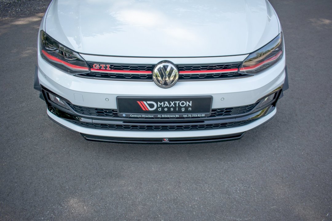 Maxton Design - Front Splitter V.4 Volkswagen Polo GTI / R-Line Mk6 (2017-2021)