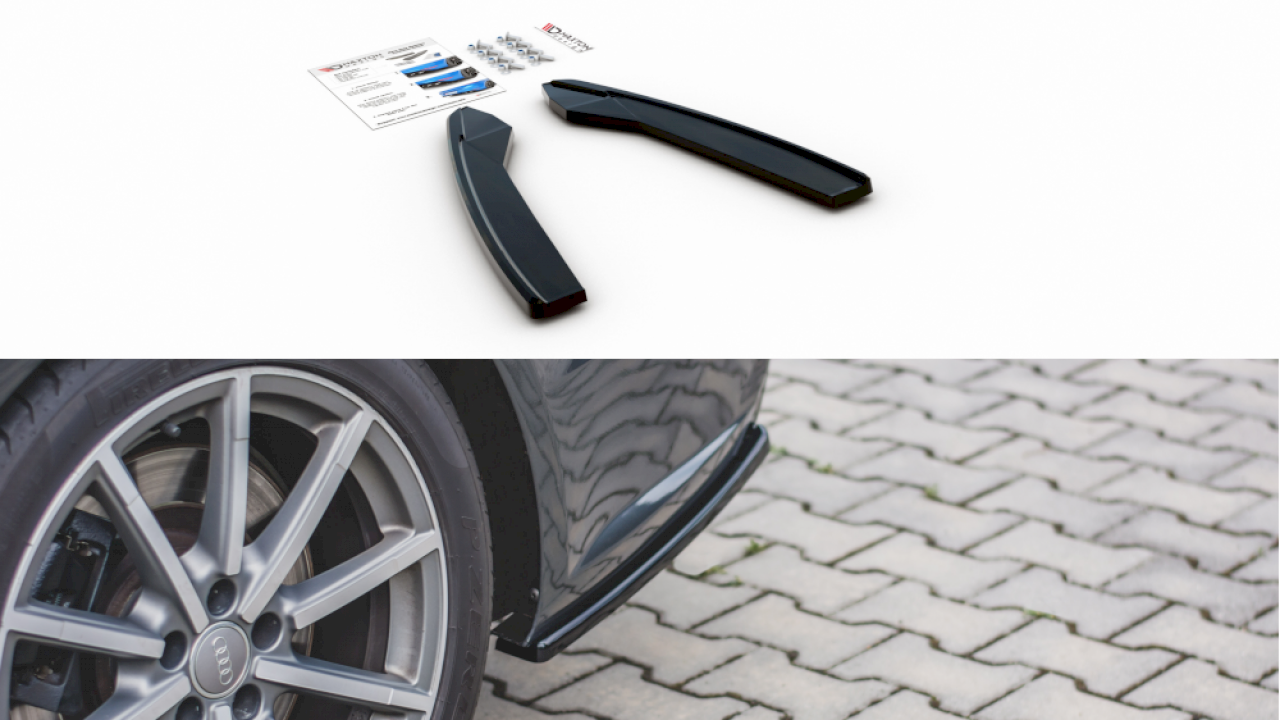 Maxton Design - REAR SIDE DIFFUSERS AUDI S6/ A6 S-LINE C7 FL (2014-2017)