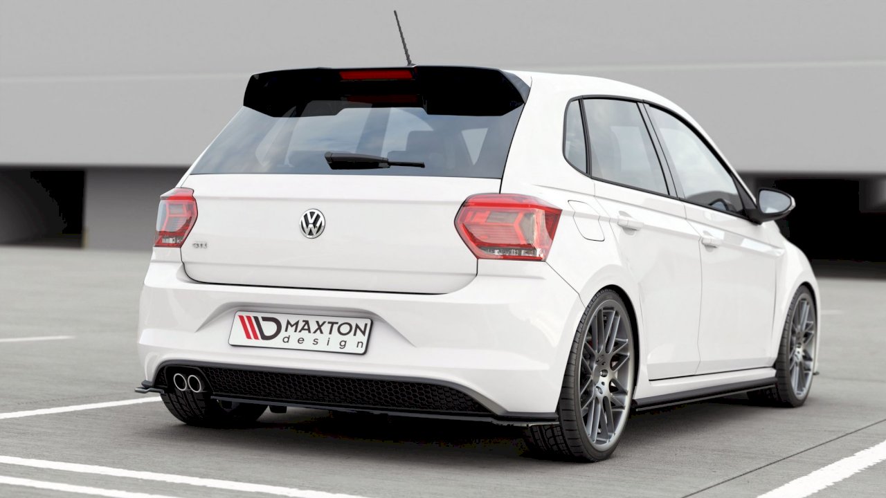 Maxton Design - Rear Splitter (Vertical Bars) Volkswagen Polo GTI / R-Line Mk6 (2017-2021)
