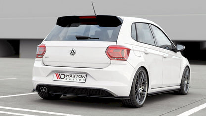 Maxton Design - Rear Splitter (Vertical Bars) Volkswagen Polo GTI / R-Line Mk6 (2017-2021)