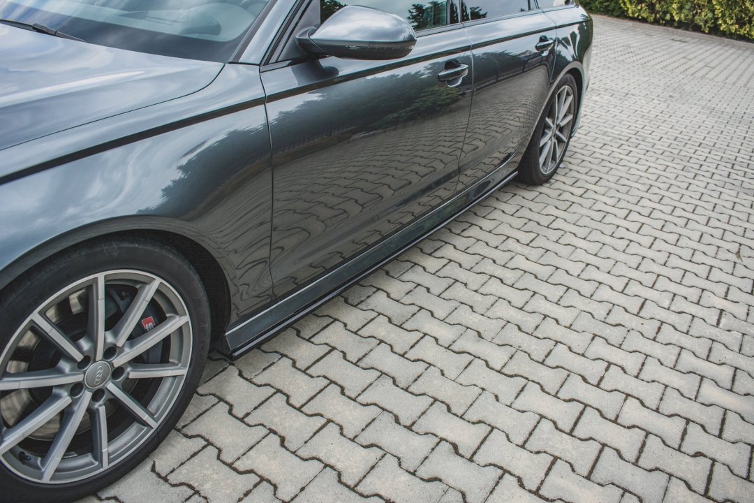 Maxton Design - SIDE SKIRT DIFFUSERS AUDI S6/ A6 S-LINE C7 FACELIFT