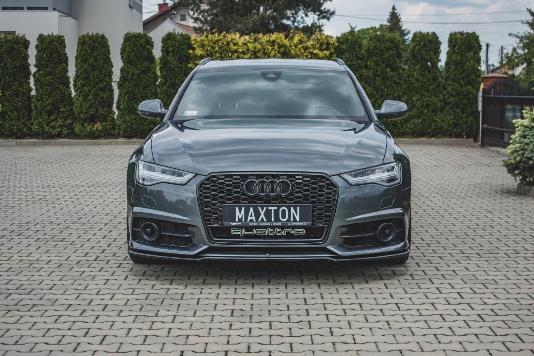 Maxton Design - Front Splitter V.2 Audi A6 / A6 C7 S-Line / S6 C7 Facelift