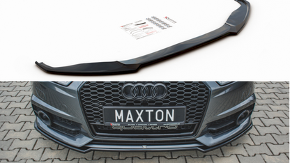 Maxton Design - Front Splitter V.2 Audi A6 / A6 C7 S-Line / S6 C7 Facelift