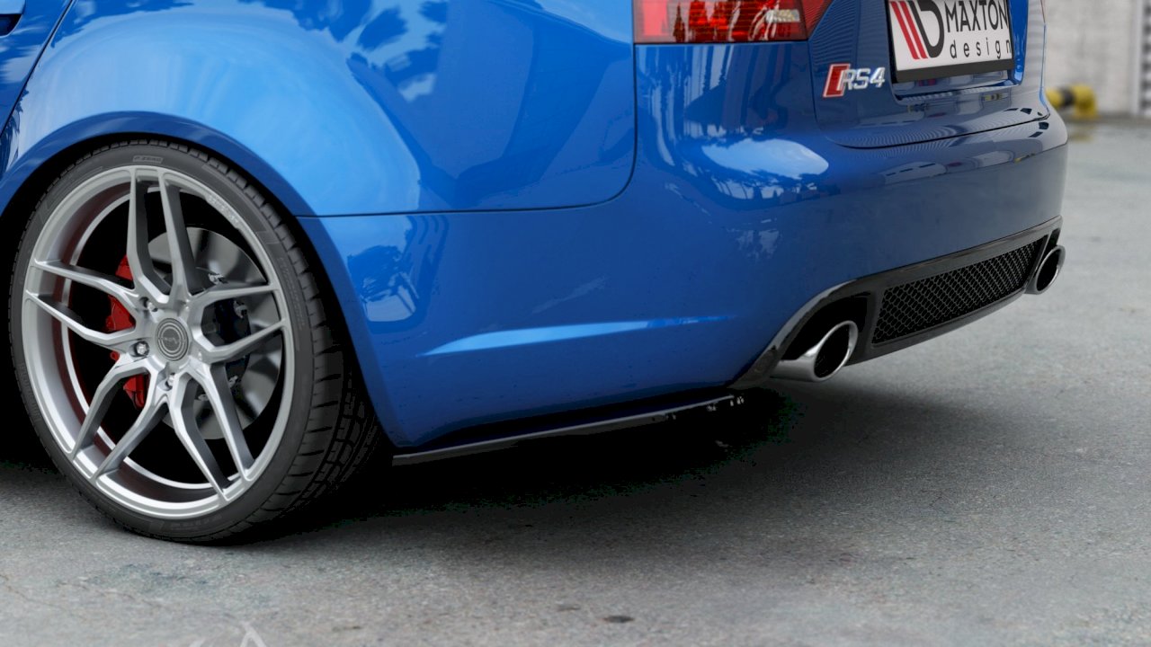 Maxton Design - REAR SIDE SPLITTERS V1 AUDI RS4 B7 (2006-2008)