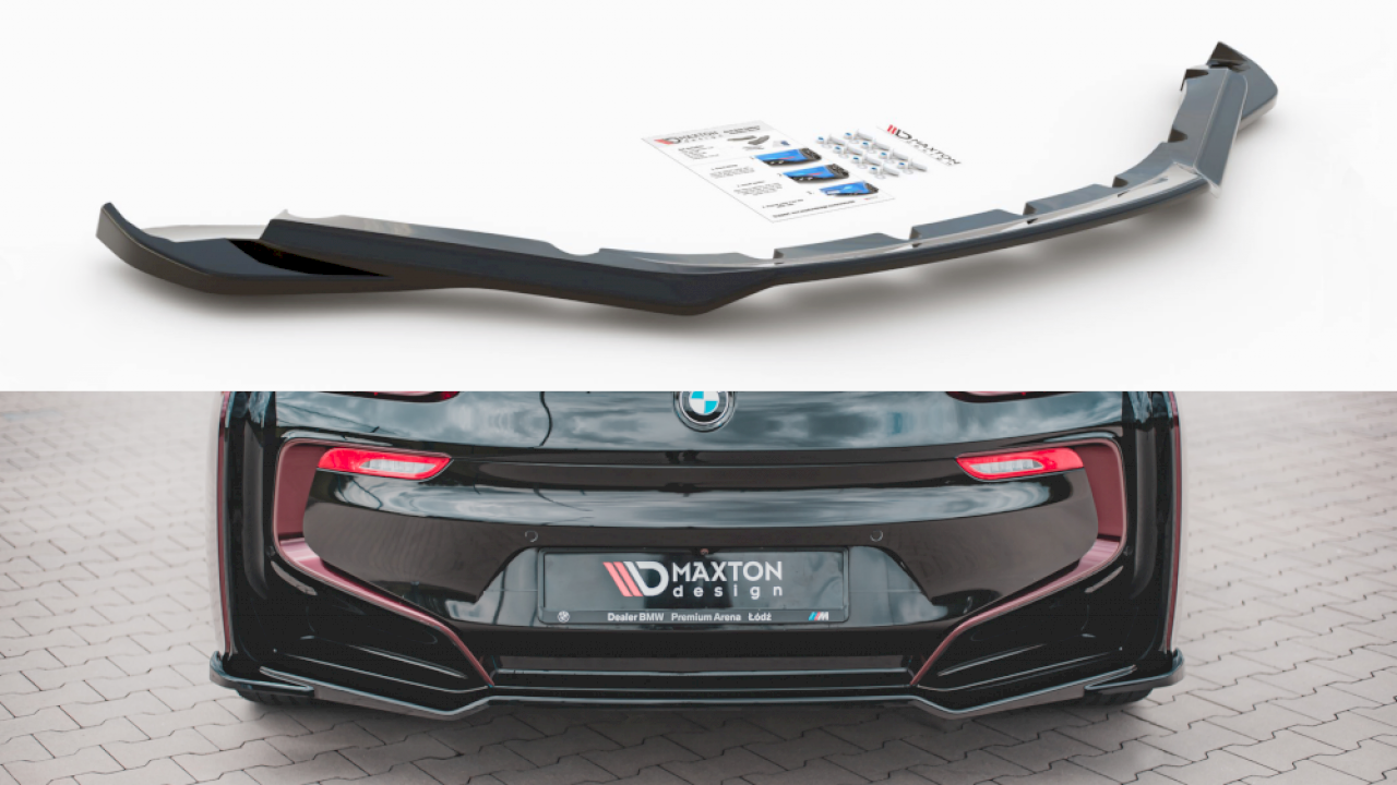 Maxton Design - CENTRAL REAR SPLITTER BMW I8 (2014-2020)