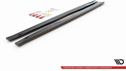 Maxton Design - SIDE SKIRTS SPLITTERS FIAT 124 SPIDER ABARTH (2017 - 2020)