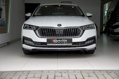 Maxton Design - FRONT SPLITTER V2 SKODA OCTAVIA MK4 (2019-2024)