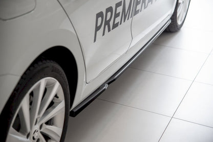 Maxton Design - SIDE SKIRTS SPLITTERS V2 SKODA OCTAVIA MK4 (2019-2024)