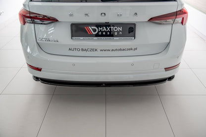Maxton Design - CENTRAL REAR SPLITTER SKODA OCTAVIA MK4 (2019-2024)