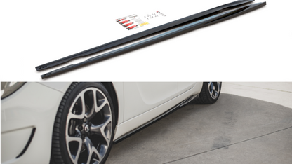 Maxton Design - SIDE SKIRTS DIFFUSERS OPEL/VAUXHALL INSIGNIA MK1 VXR/OPC FACELIFT (2013-2017)