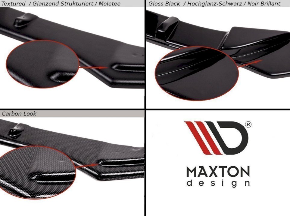 Maxton Design - SIDE SKIRTS DIFFUSERS V.2 + FLAPS VW GOLF R MK8