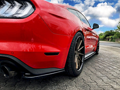 Maxton Design - REAR SIDE SPLITTERS FORD MUSTANG MK6 FACELIFT (2017-)
