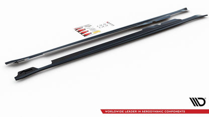 Maxton Design - SIDE SKIRTS DIFFUSERS V2 PORSCHE PANAMERA TURBO 970 FACELIFT (2013-2016)