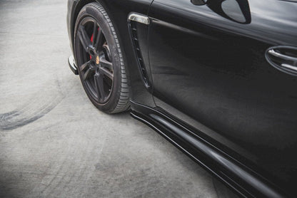 Maxton Design - SIDE SKIRTS DIFFUSERS V2 PORSCHE PANAMERA TURBO 970 FACELIFT (2013-2016)
