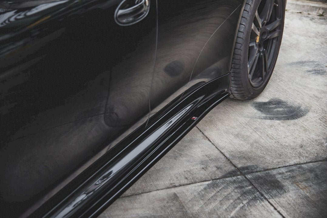Maxton Design - SIDE SKIRTS DIFFUSERS V2 PORSCHE PANAMERA TURBO 970 FACELIFT (2013-2016)