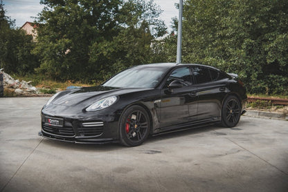 Maxton Design - SIDE SKIRTS DIFFUSERS V2 PORSCHE PANAMERA TURBO 970 FACELIFT (2013-2016)