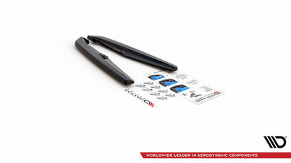 Maxton Design - REAR SIDE SPLITTERS PORSCHE PANAMERA TURBO 970 FACELIFT (2013-2016)