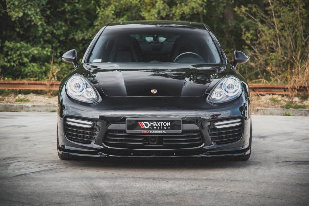 Maxton Design - FRONT SPLITTER V2 PORSCHE PANAMERA TURBO 970 FACELIFT (2013-2016)