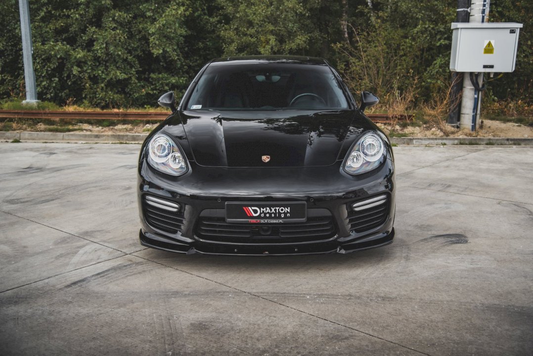 Maxton Design - FRONT SPLITTER V1 PORSCHE PANAMERA TURBO 970 FACELIFT (2013-2016)