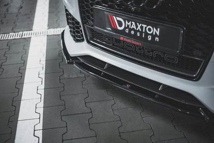 Maxton Design - FRONT SPLITTER V4 AUDI RS6 C7 (2013-2017)