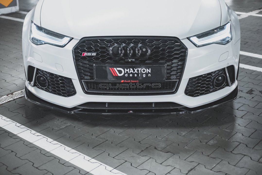 Maxton Design - FRONT SPLITTER V4 AUDI RS6 C7 (2013-2017)