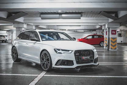Maxton Design - FRONT SPLITTER V4 AUDI RS6 C7 (2013-2017)