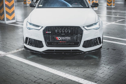 Maxton Design - FRONT SPLITTER V3 AUDI RS6 C7 (2013-2017)