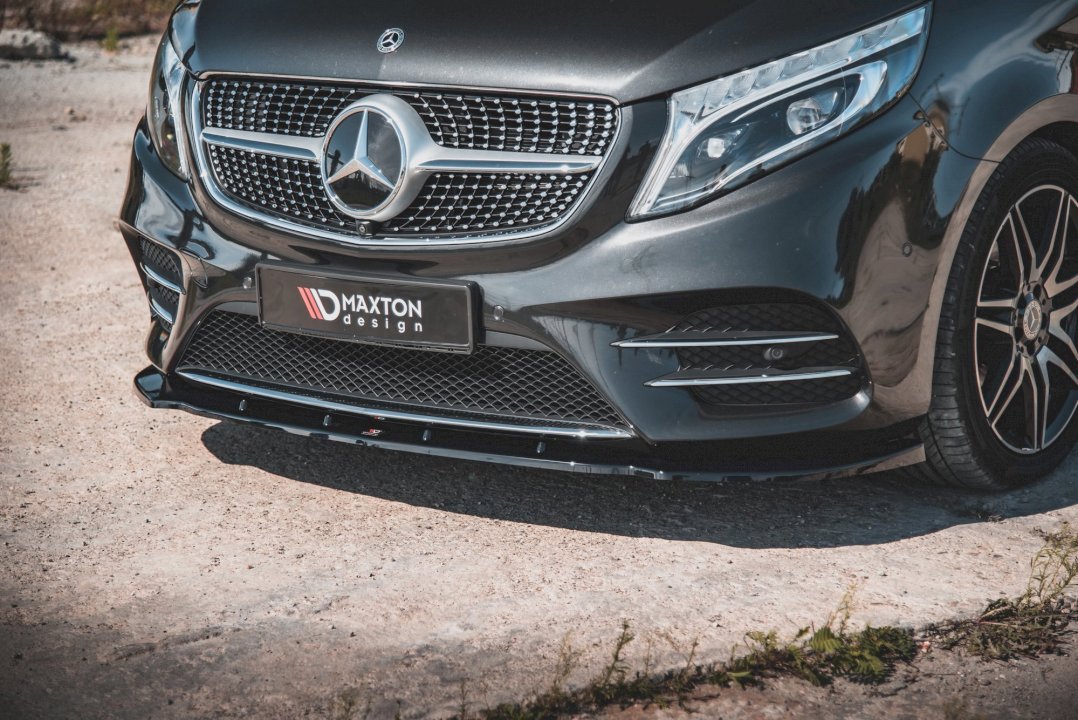 Maxton Design - FRONT SPLITTER V2 MERCEDES-BENZ V-CLASS AMG-LINE W447