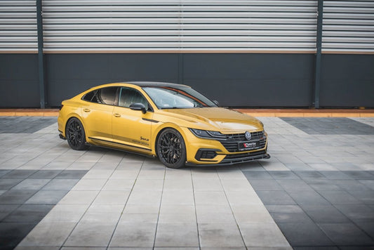 Maxton Design - Street PRO Side Skirt Diffusers + Flaps Volkswagen Arteon R-Line Sedan / Shooting Brake Mk1