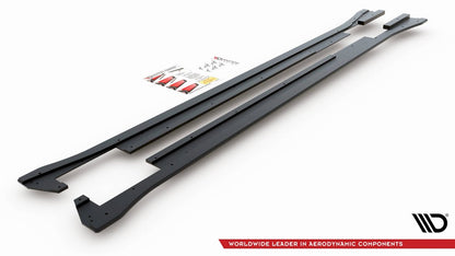 Maxton Design - Street PRO Side Skirt Diffusers Volkswagen Arteon R-Line Sedan / Shooting Brake Mk1