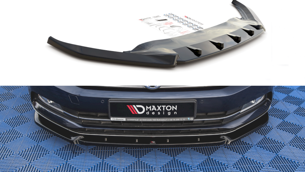 Maxton Design - Front Splitter V.2 Volkswagen Passat B8