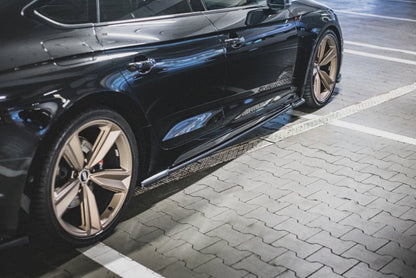 Maxton Design - SIDE SKIRTS DIFFUSERS AUDI RS5 SPORTBACK F5 FACELIFT (2019-)