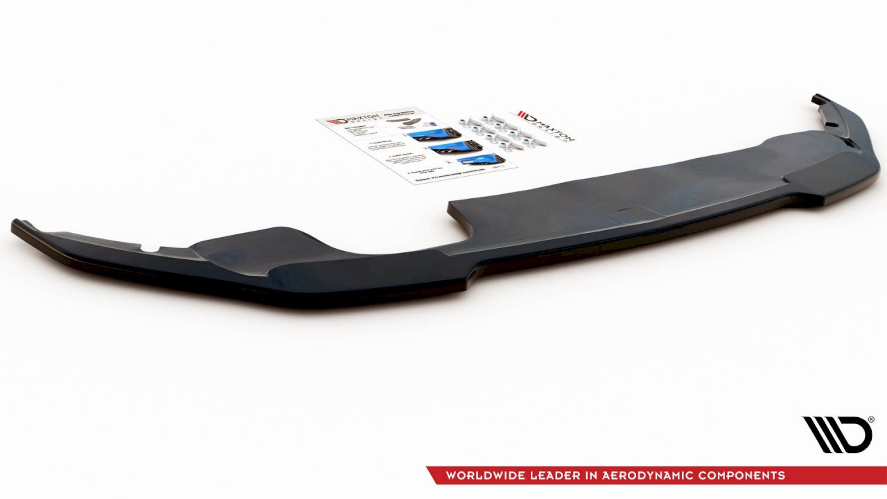 Maxton Design - CENTRAL REAR SPLITTER PEUGEOT 308 GT MK2 FACELIFT (2017- 2021)