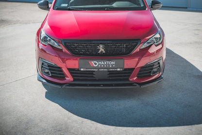 Maxton Design - FRONT SPLITTER V1 PEUGEOT 308 GT MK2 FACELIFT (2017-)