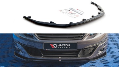 Maxton Design - FRONT SPLITTER V1 PEUGEOT 308 MK2 FACELIFT (2017-2021)