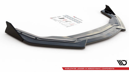 Maxton Design - FRONT SPLITTER V.1 + FLAPS FORD MUSTANG GT MK6 FACELIFT