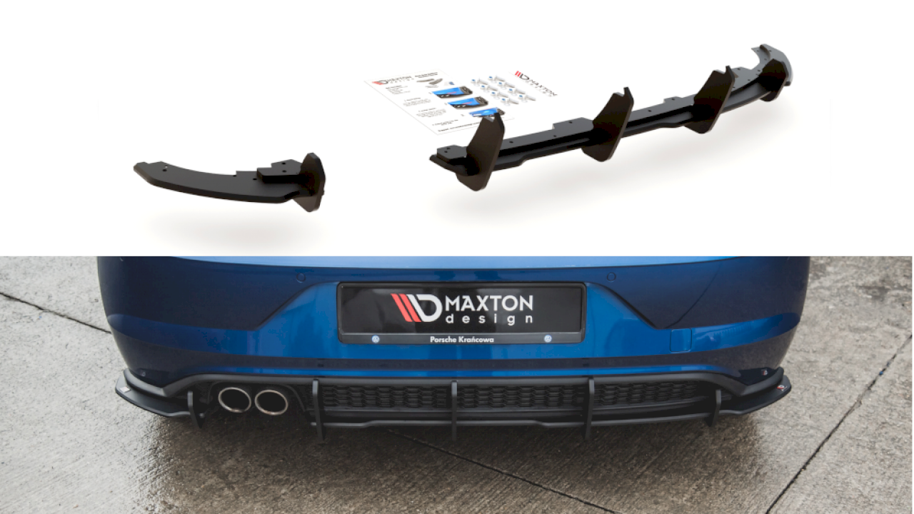 Maxton Design - STREET PRO REAR VALANCE VW POLO GTI MK6 (2017-2021)