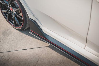Maxton Design - STREET PRO SIDE SKIRTS DIFFUSERS V2 HONDA CIVIC X TYPE-R (2017-)