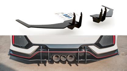 Maxton Design - STREET PRO REAR VALANCE V2 HONDA CIVIC X TYPE R