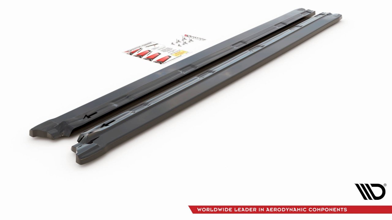 Maxton Design - SIDE SKIRTS DIFFUSERS PEUGEOT 2008 MK2 (2019-2023)