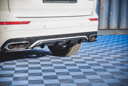 Maxton Design - CENTRAL REAR SPLITTER (VERTICAL BARS) VOLVO XC60 MK2 R-DESIGN