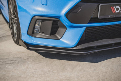 Maxton Design - STREET PRO DURABILITY FRONT SPLITTER (+FLAPS) FORD FOCUS RS MK3 (2015-2018)